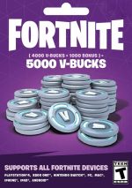 Fortnite - 5000 V-Bucks Gift Card Key GLOBAL
